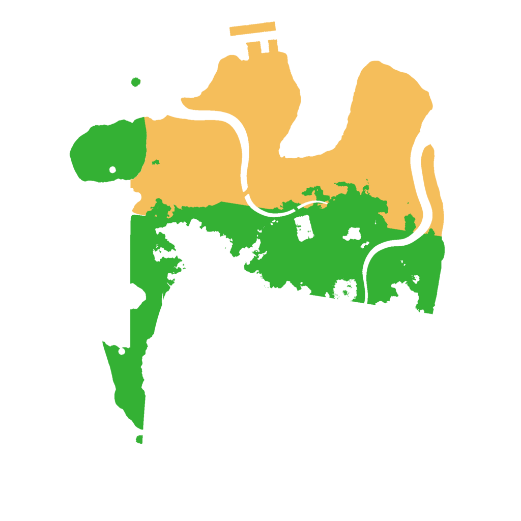 Biome Rust Map: Procedural Map, Size: 2300, Seed: 1534