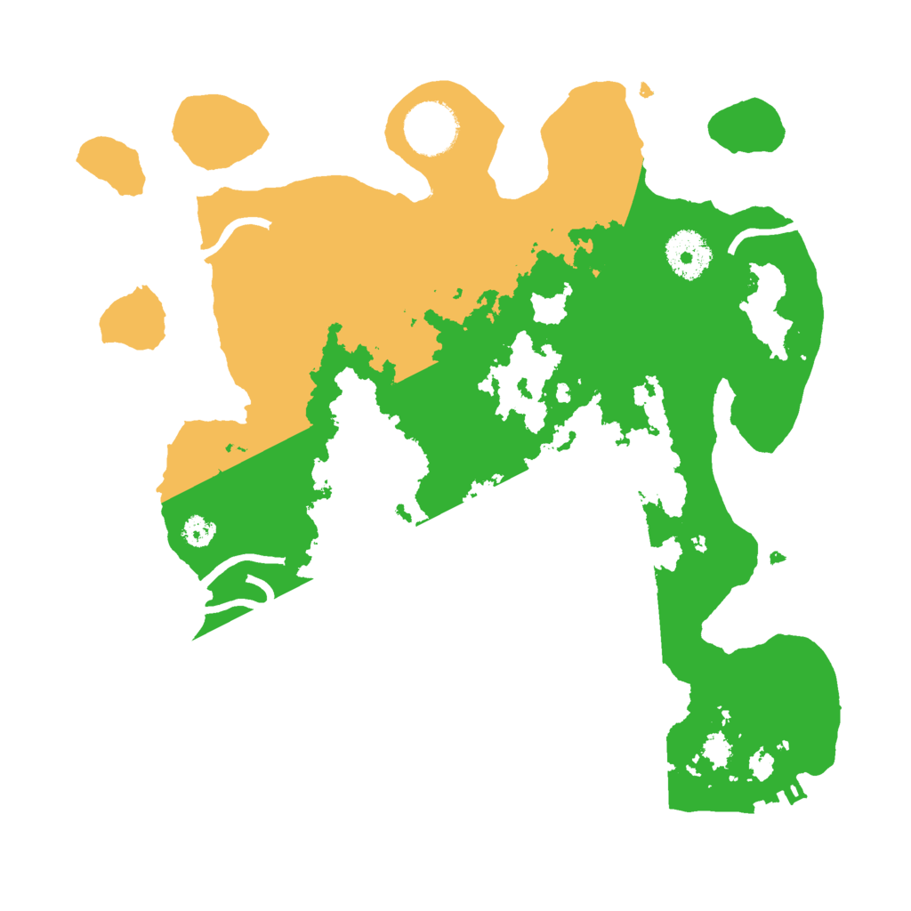 Biome Rust Map: Procedural Map, Size: 3000, Seed: 2424