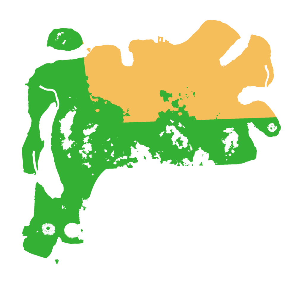 Biome Rust Map: Procedural Map, Size: 3550, Seed: 30351647