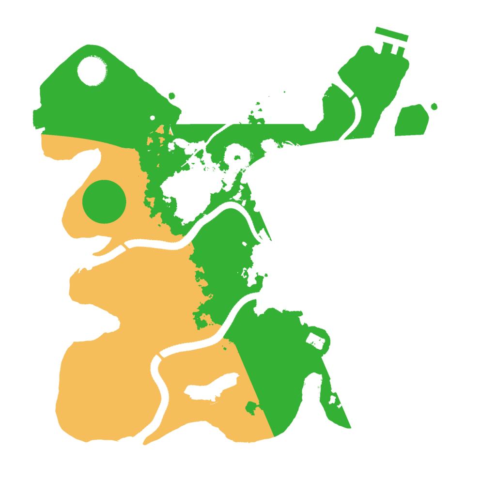 Biome Rust Map: Procedural Map, Size: 3000, Seed: 30747
