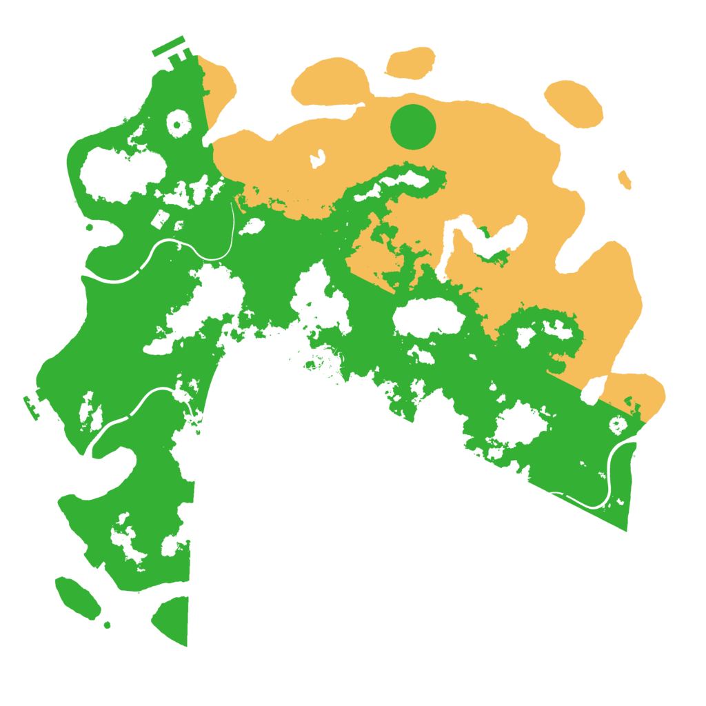 Biome Rust Map: Procedural Map, Size: 4096, Seed: 15151