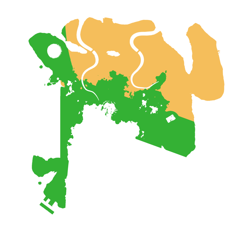 Biome Rust Map: Procedural Map, Size: 3000, Seed: 717