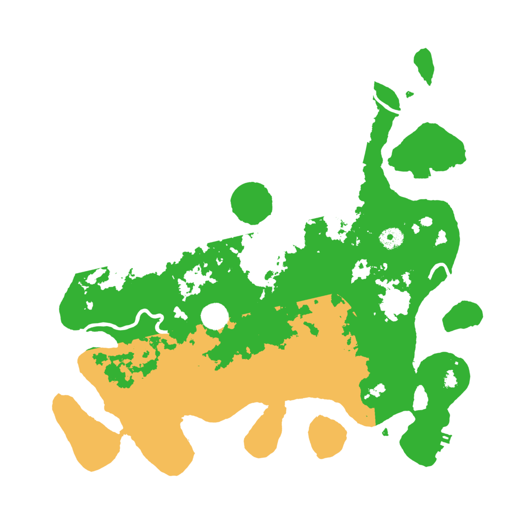 Biome Rust Map: Procedural Map, Size: 3500, Seed: 115482749