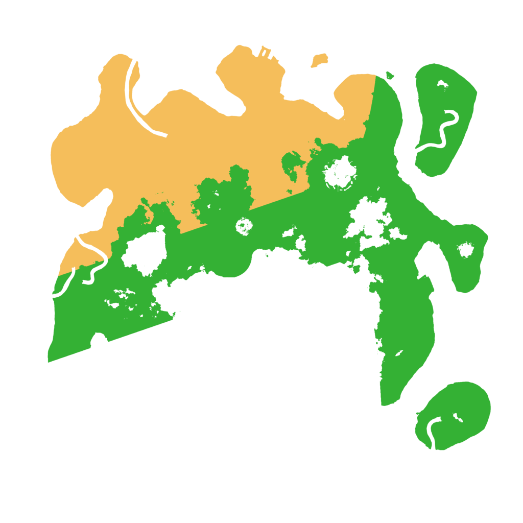 Biome Rust Map: Procedural Map, Size: 3250, Seed: 516298739
