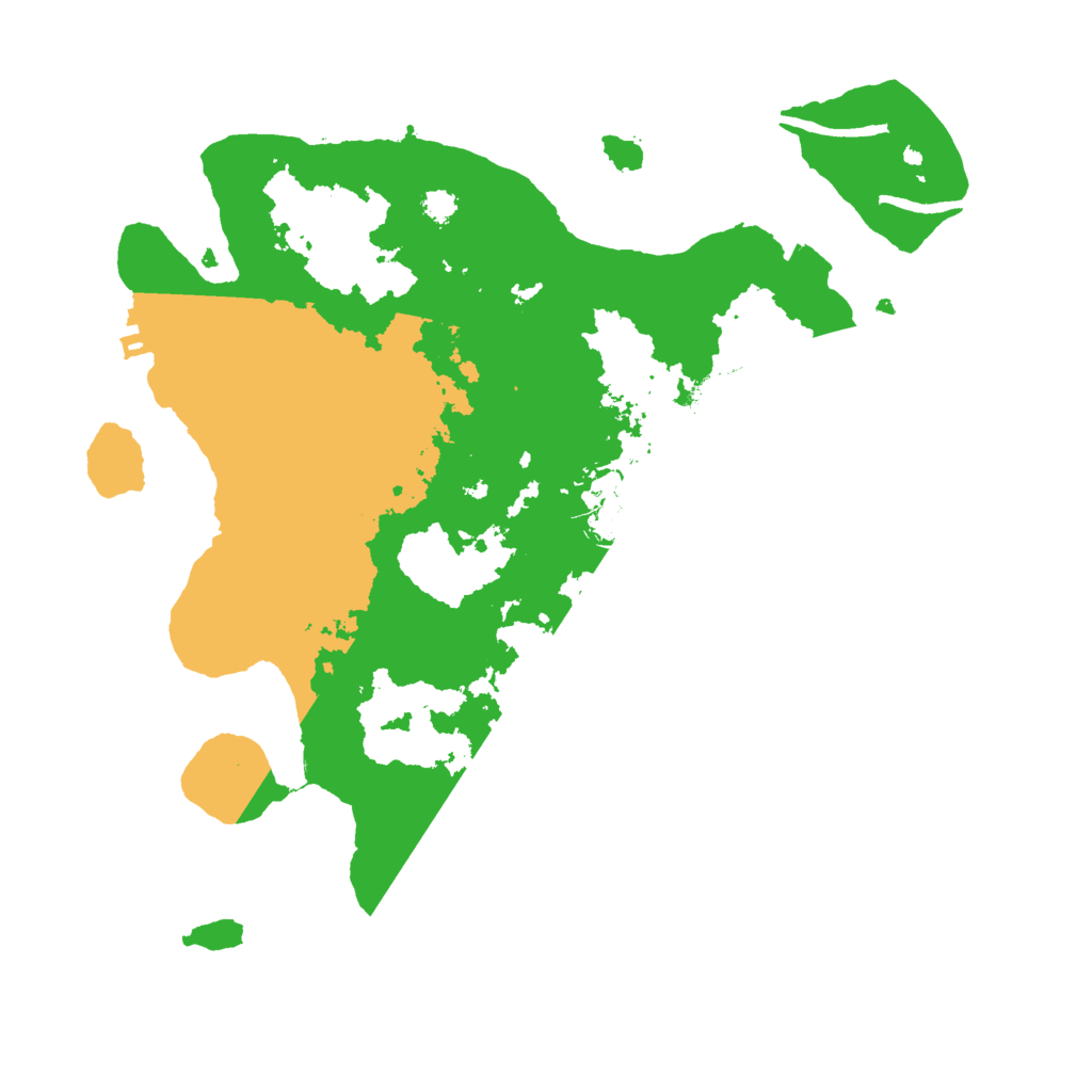 Biome Rust Map: Procedural Map, Size: 3000, Seed: 16599