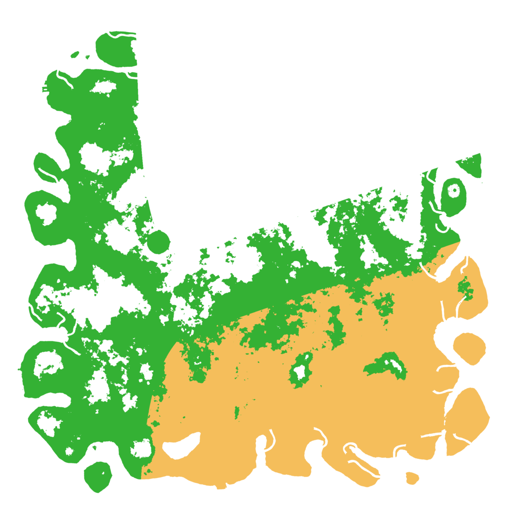 Biome Rust Map: Procedural Map, Size: 6000, Seed: 1298435617