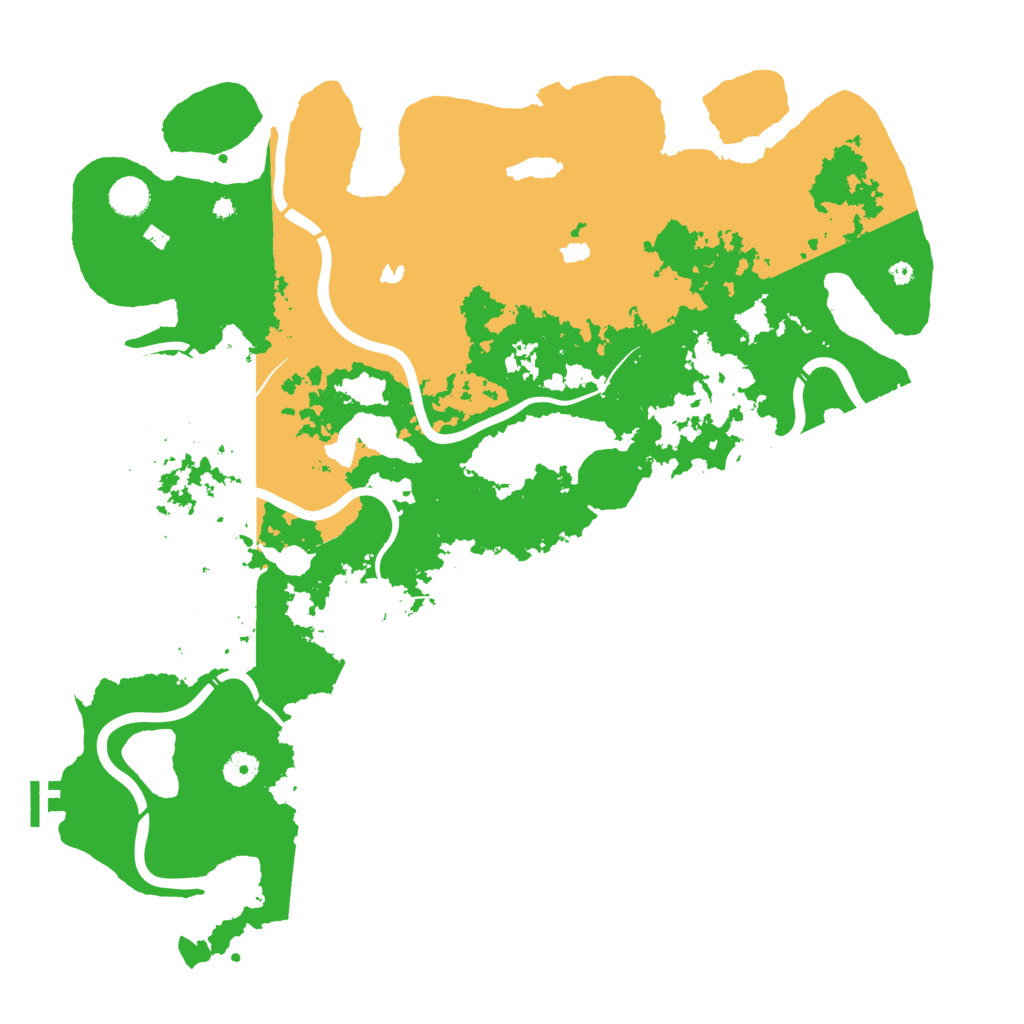 Biome Rust Map: Procedural Map, Size: 4500, Seed: 1377661669