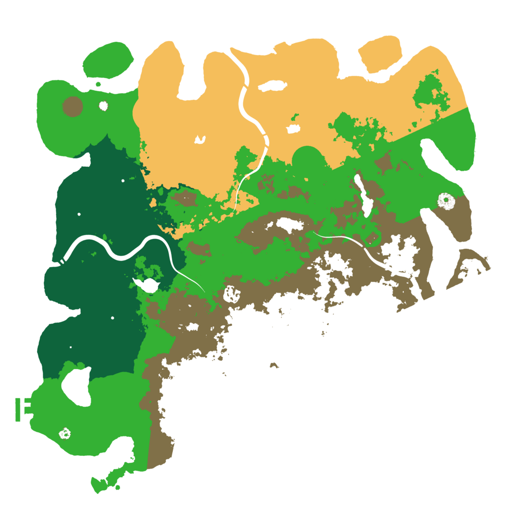Biome Rust Map: Procedural Map, Size: 4500, Seed: 1377661669