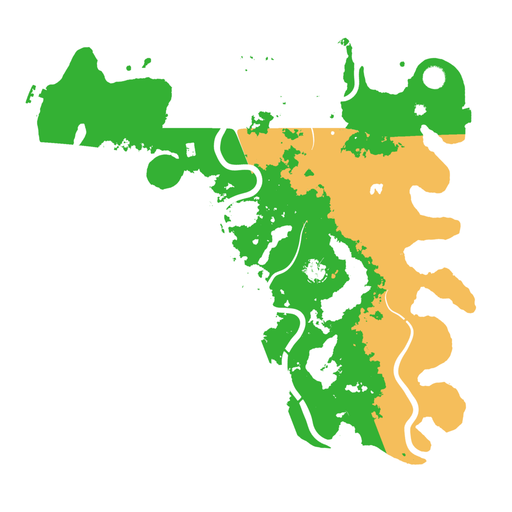 Biome Rust Map: Procedural Map, Size: 4000, Seed: 93459877