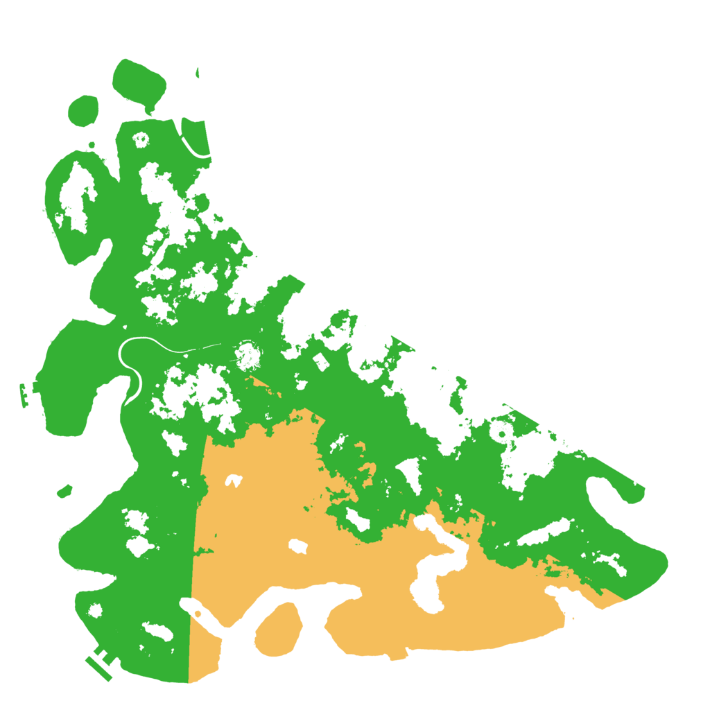 Biome Rust Map: Procedural Map, Size: 4500, Seed: 1545129364