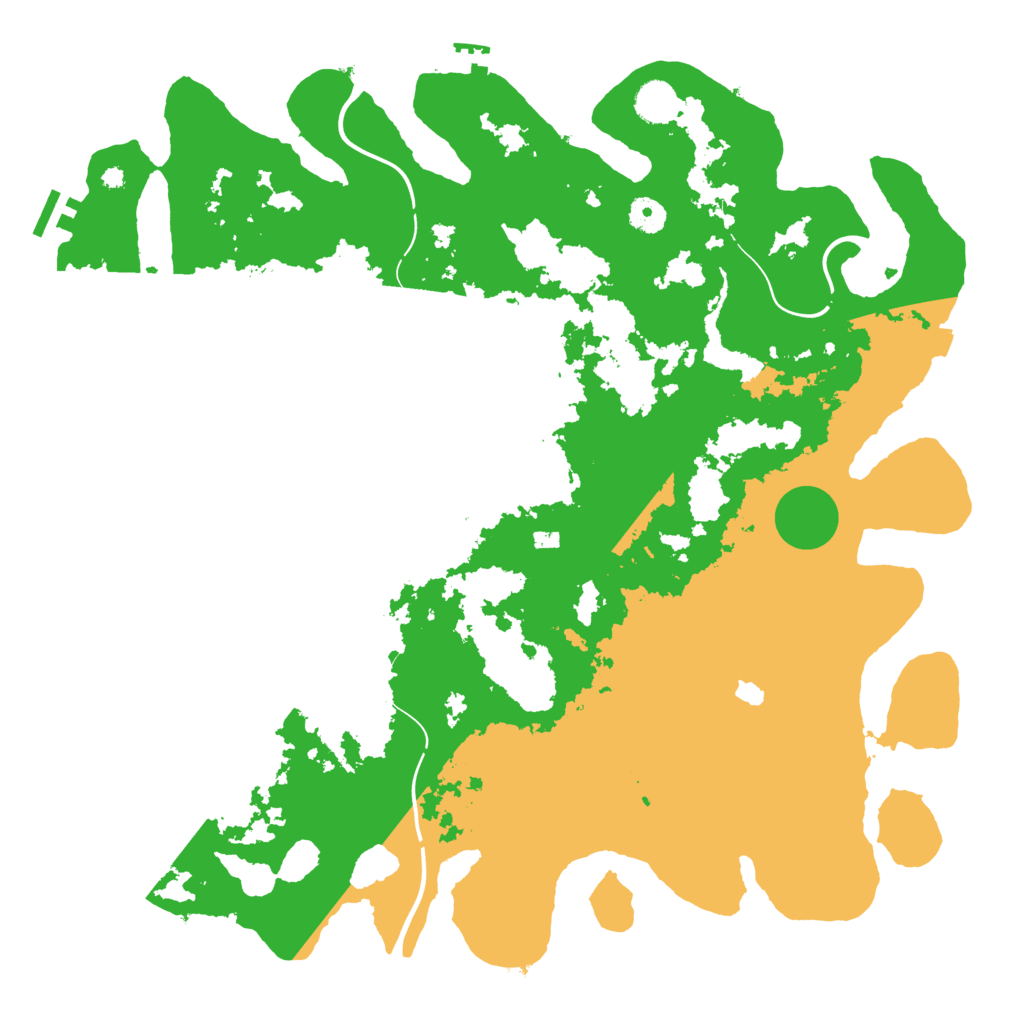 Biome Rust Map: Procedural Map, Size: 4250, Seed: 95240686