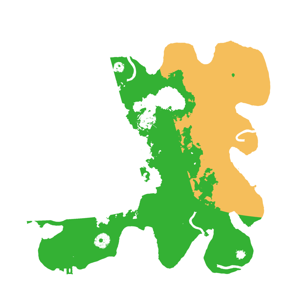 Biome Rust Map: Procedural Map, Size: 3000, Seed: 15389