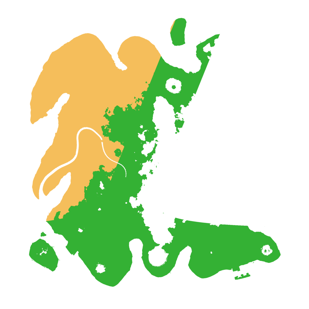 Biome Rust Map: Procedural Map, Size: 3000, Seed: 655850612