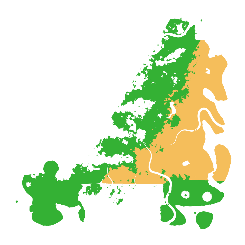 Biome Rust Map: Procedural Map, Size: 4500, Seed: 1182553952