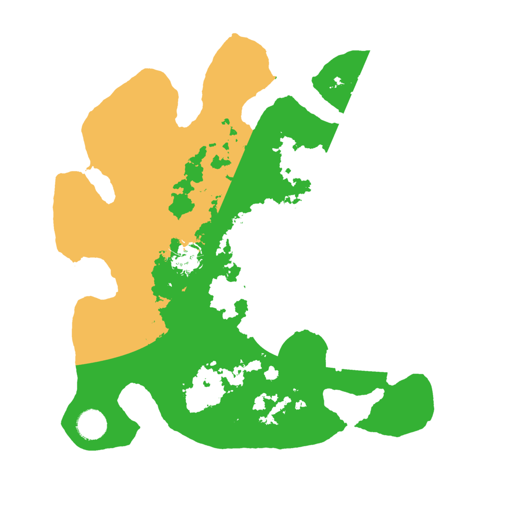 Biome Rust Map: Barren, Size: 3000, Seed: 17194