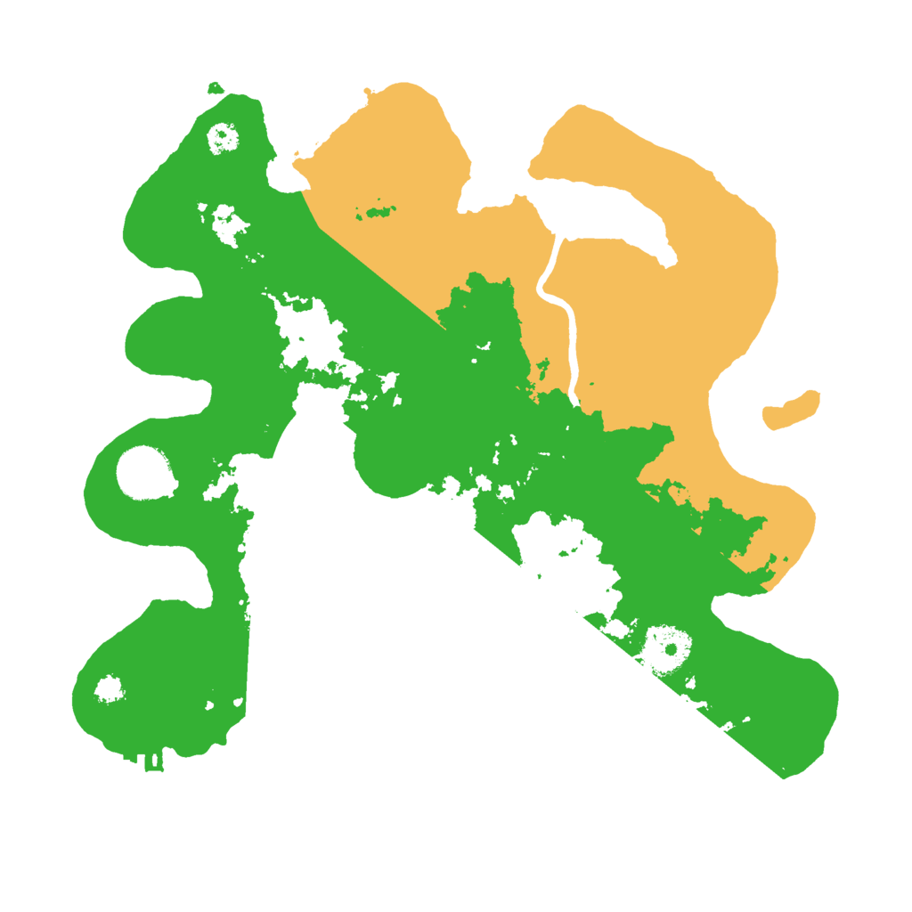 Biome Rust Map: Procedural Map, Size: 3000, Seed: 14247