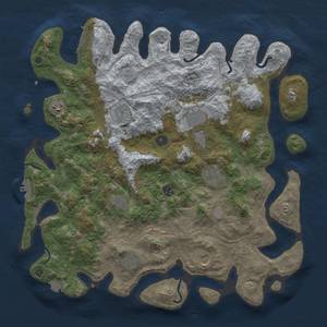 Thumbnail Rust Map: Procedural Map, Size: 4250, Seed: 4253882, 17 Monuments