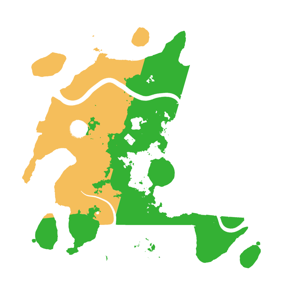Biome Rust Map: Procedural Map, Size: 3000, Seed: 310488793