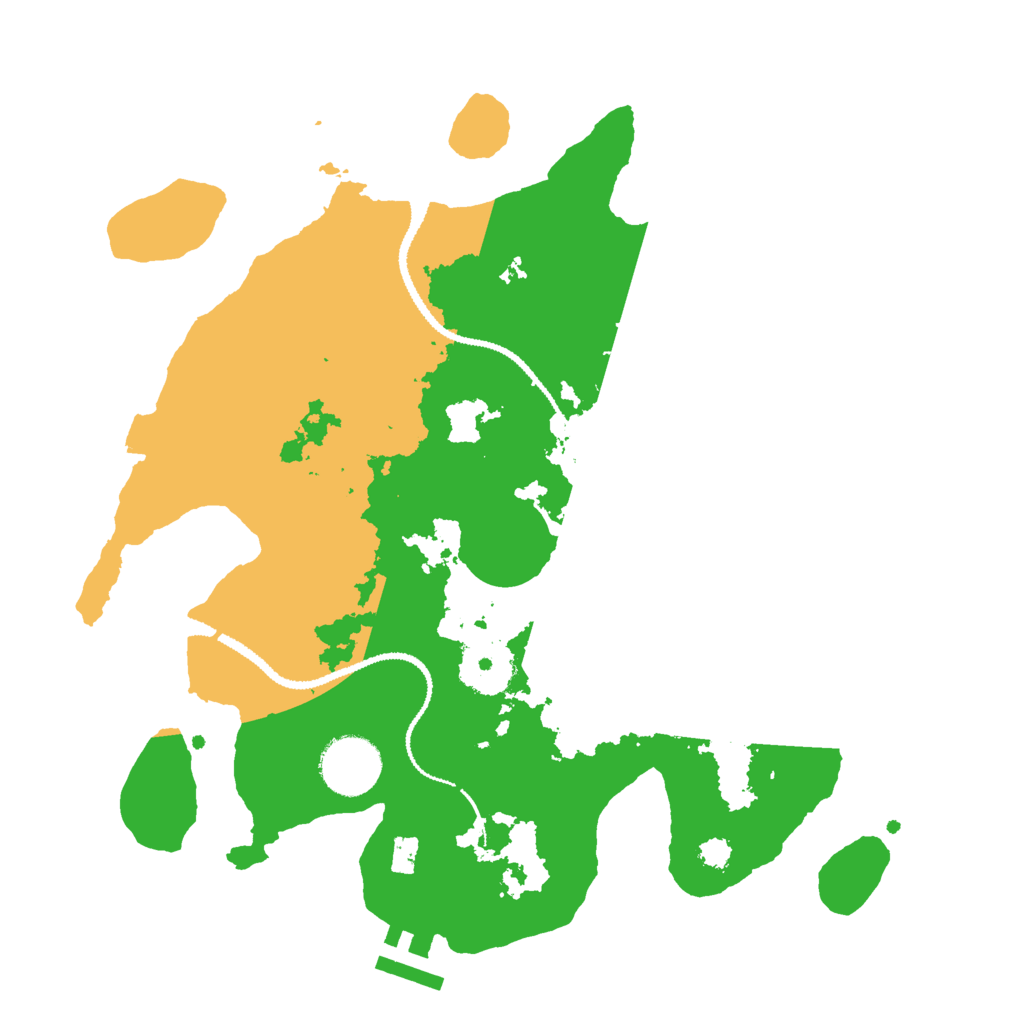 Biome Rust Map: Procedural Map, Size: 3000, Seed: 310488793