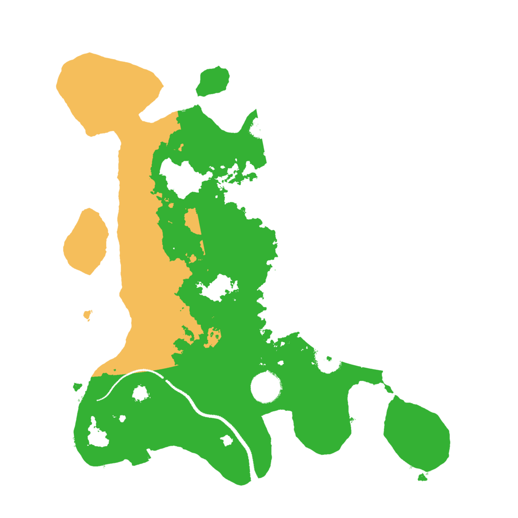 Biome Rust Map: Procedural Map, Size: 3000, Seed: 44488