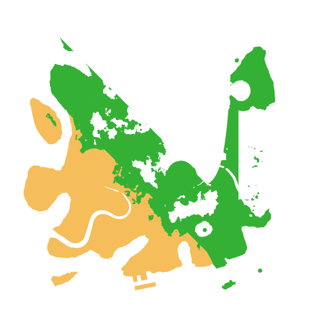 Biome Rust Map: Procedural Map, Size: 3000, Seed: 1428064362