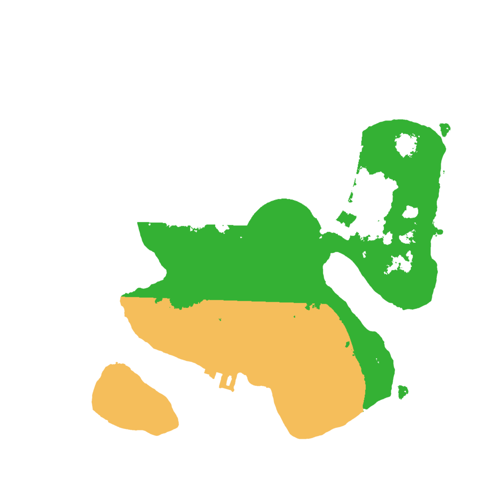 Biome Rust Map: Procedural Map, Size: 2000, Seed: 99395