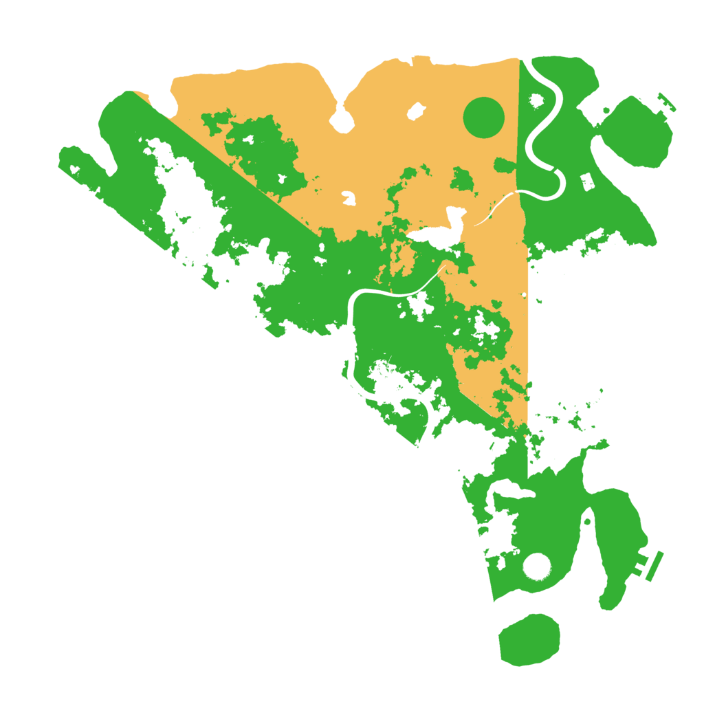 Biome Rust Map: Procedural Map, Size: 4500, Seed: 6183214