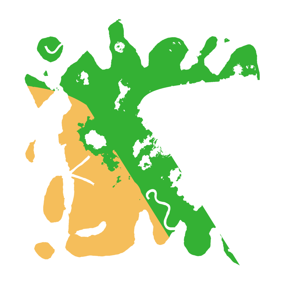 Biome Rust Map: Procedural Map, Size: 3000, Seed: 24398