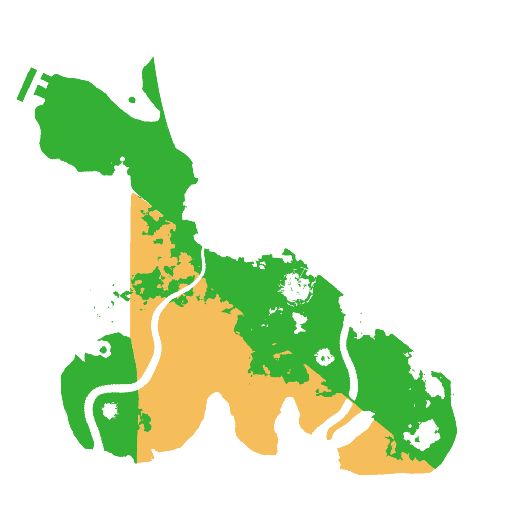 Biome Rust Map: Procedural Map, Size: 3000, Seed: 140617127