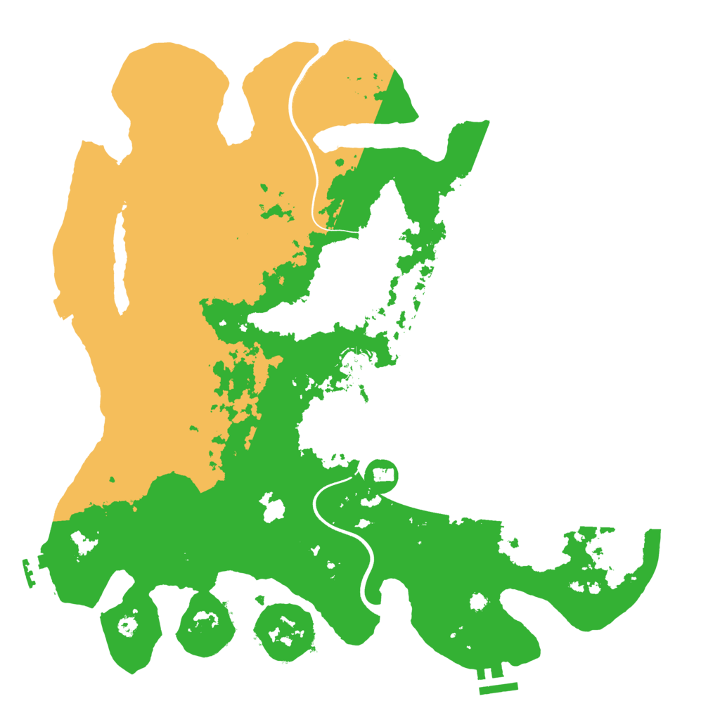 Biome Rust Map: Procedural Map, Size: 3750, Seed: 485602713