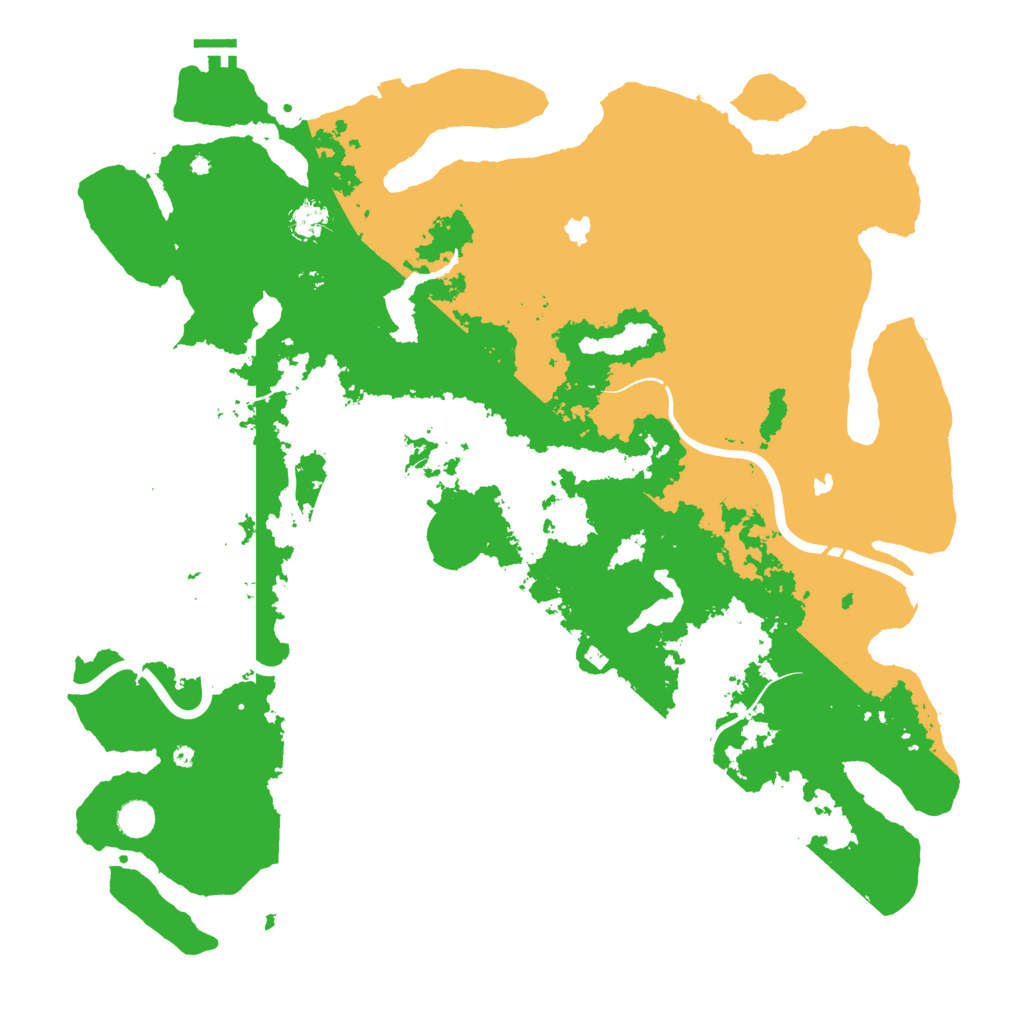 Biome Rust Map: Procedural Map, Size: 4800, Seed: 1204072560