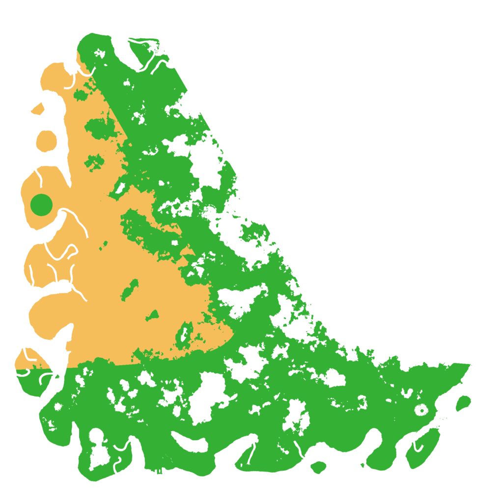 Biome Rust Map: Procedural Map, Size: 6000, Seed: 1734589110