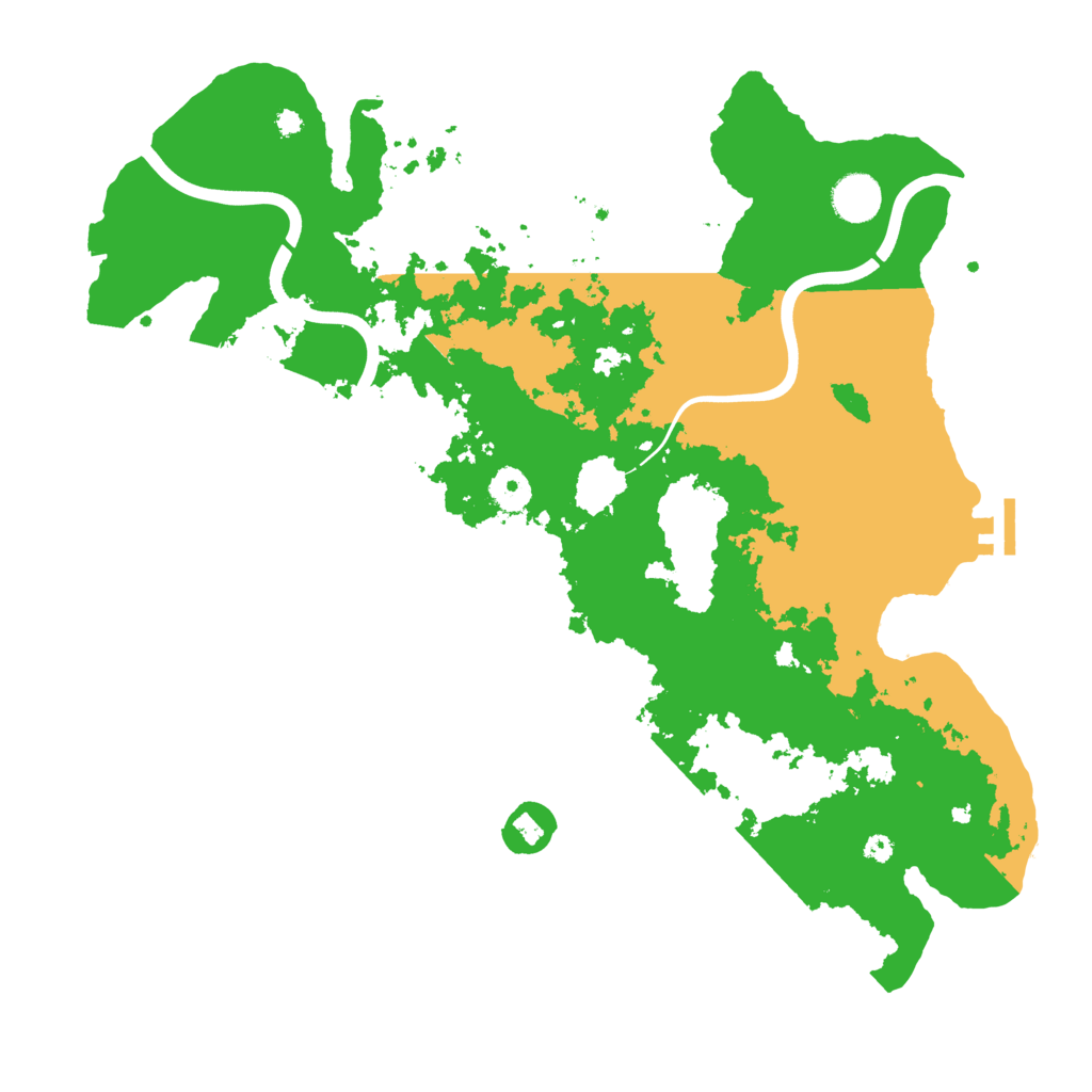 Biome Rust Map: Procedural Map, Size: 3900, Seed: 708424791