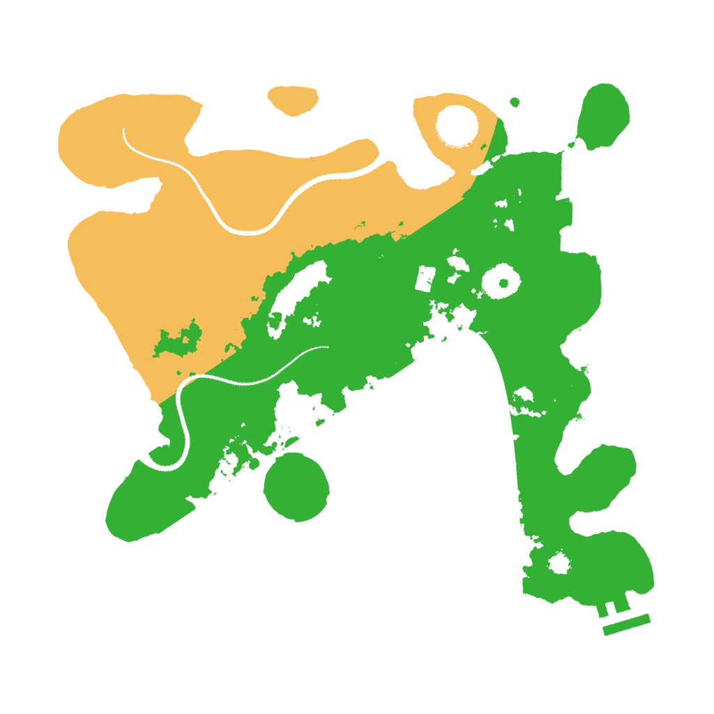 Biome Rust Map: Procedural Map, Size: 3000, Seed: 94177