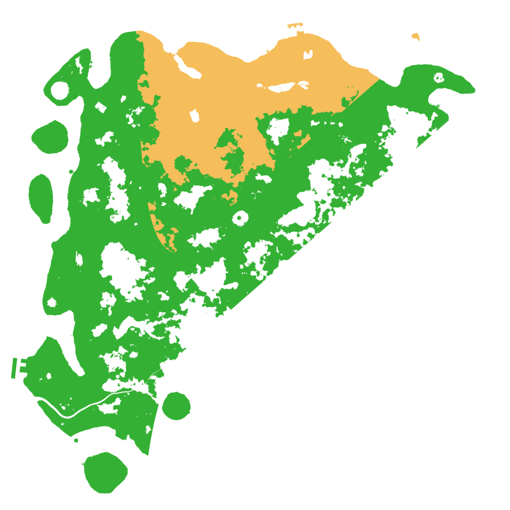 Biome Rust Map: Procedural Map, Size: 5000, Seed: 488261939