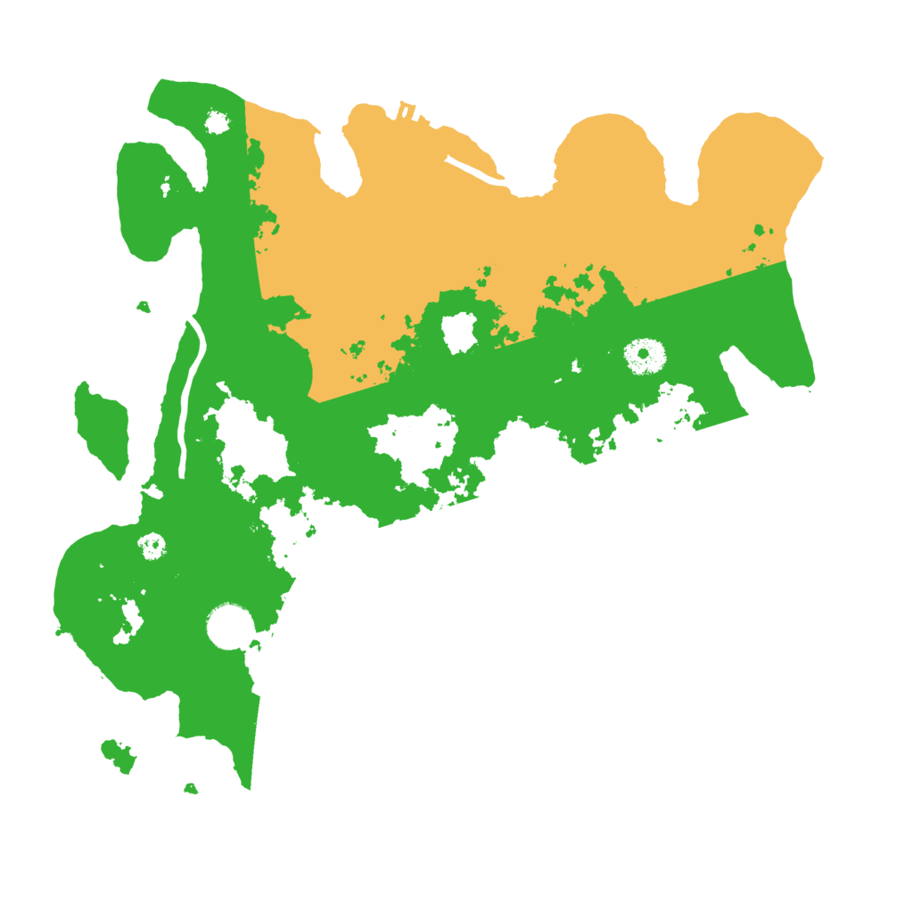 Biome Rust Map: Procedural Map, Size: 3500, Seed: 839193716