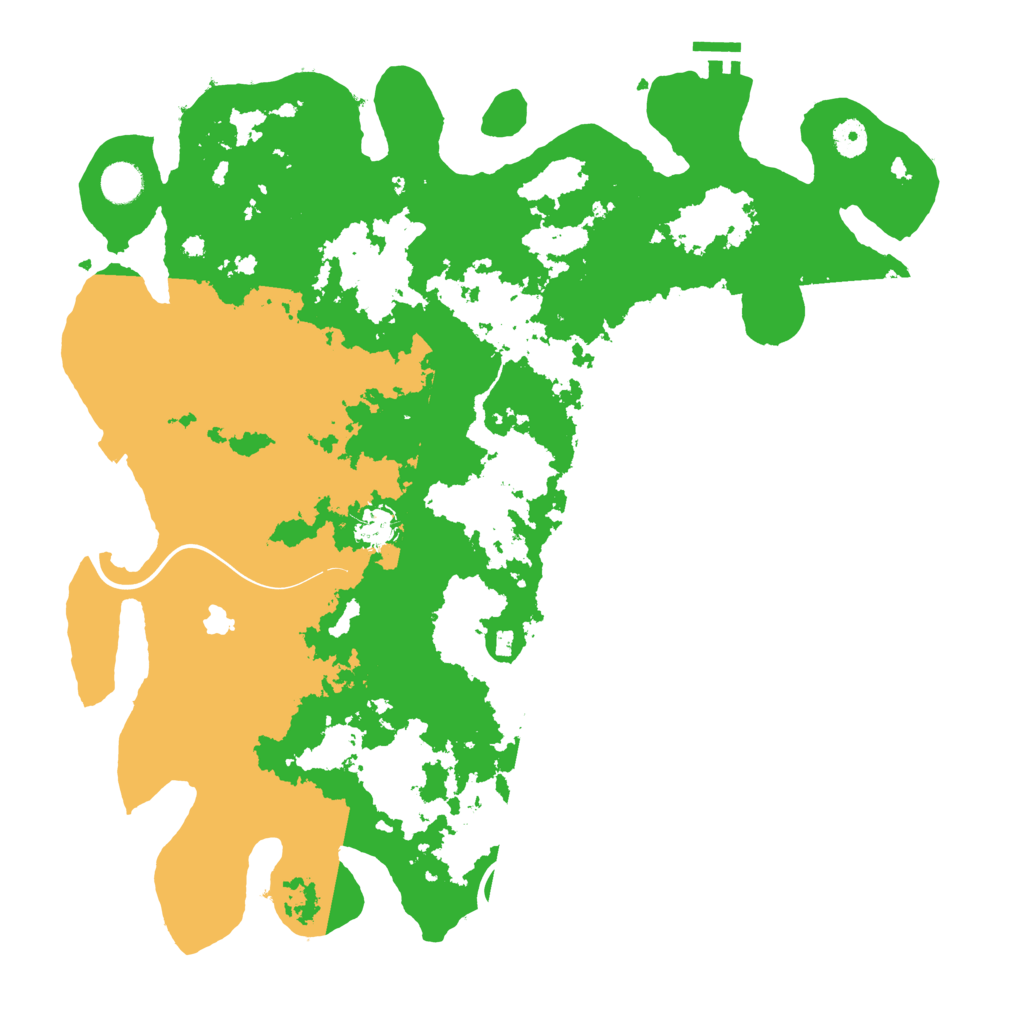 Biome Rust Map: Procedural Map, Size: 4300, Seed: 1341