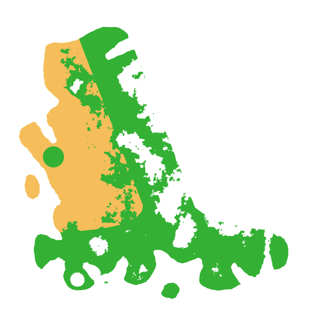 Biome Rust Map: Barren, Size: 4000, Seed: 8621487