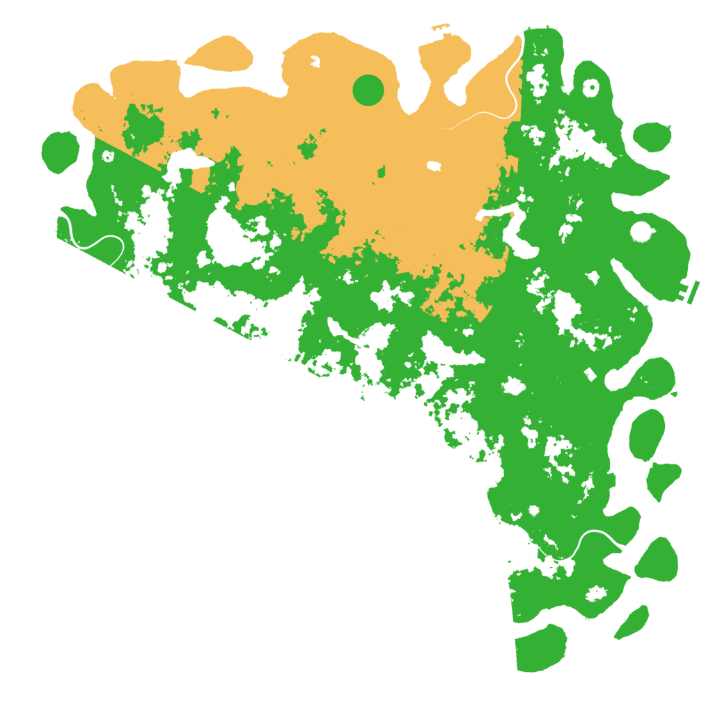 Biome Rust Map: Procedural Map, Size: 6000, Seed: 785122964