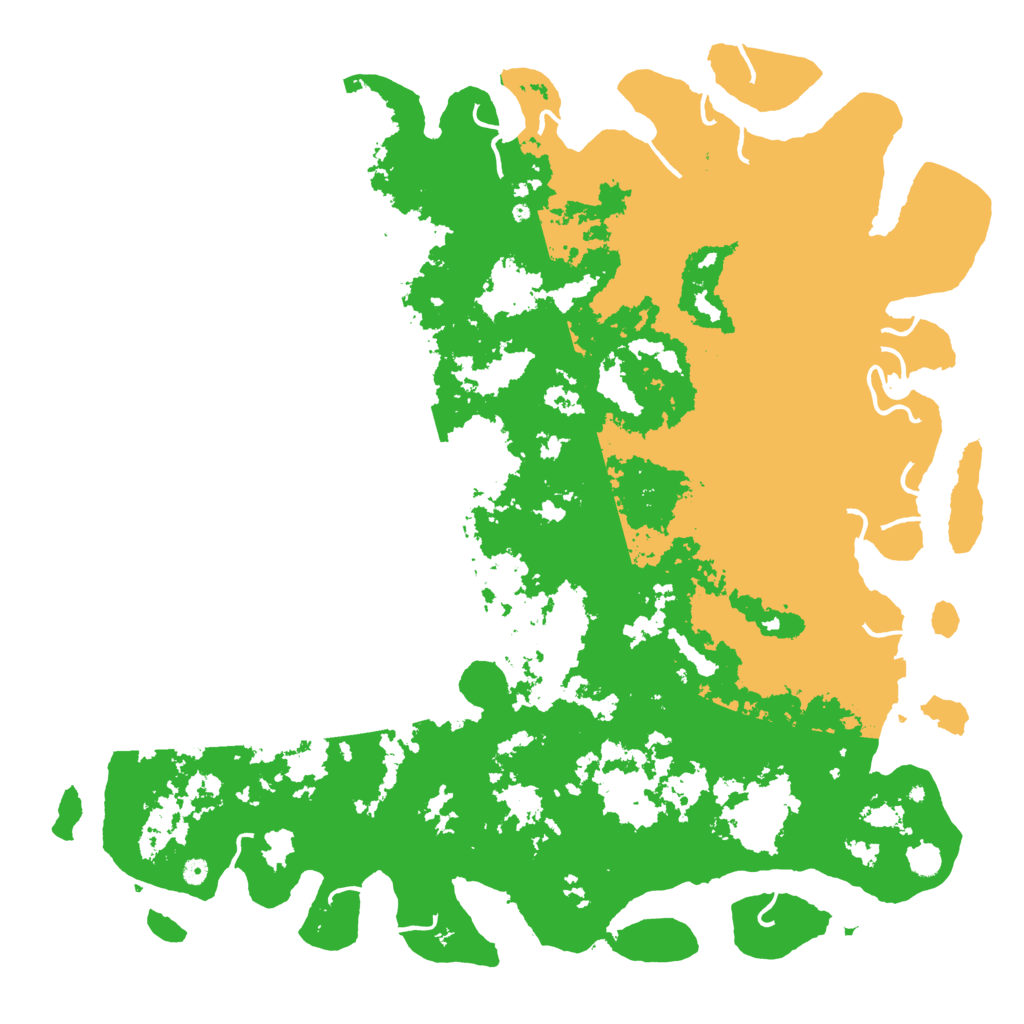 Biome Rust Map: Procedural Map, Size: 6000, Seed: 13795856