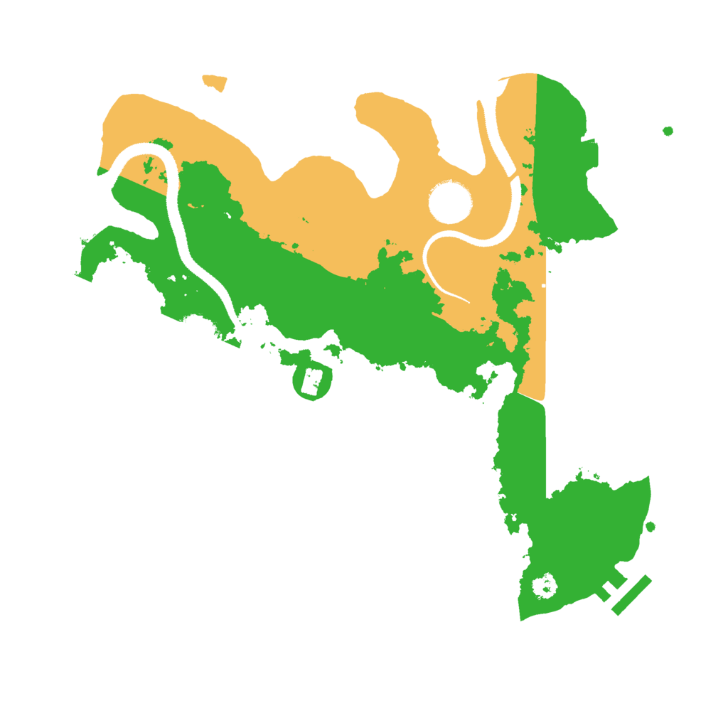 Biome Rust Map: Procedural Map, Size: 3000, Seed: 605105935