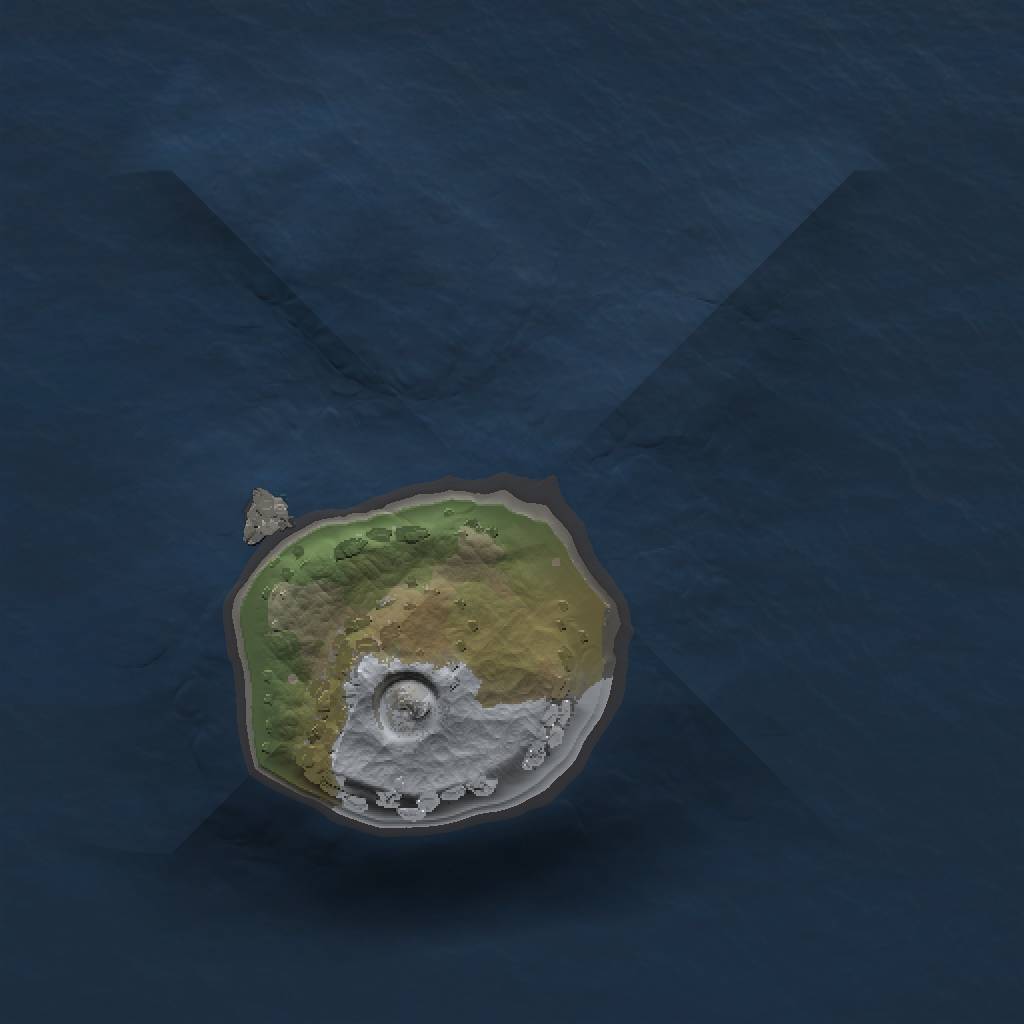 Rust Map: Procedural Map, Size: 1000, Seed: 967563264, 3 Monuments