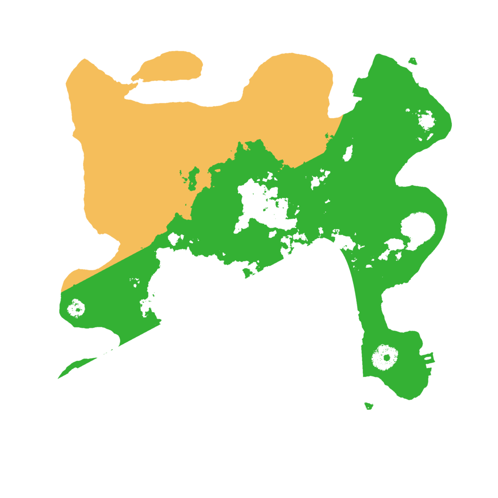 Biome Rust Map: Procedural Map, Size: 3000, Seed: 81252223