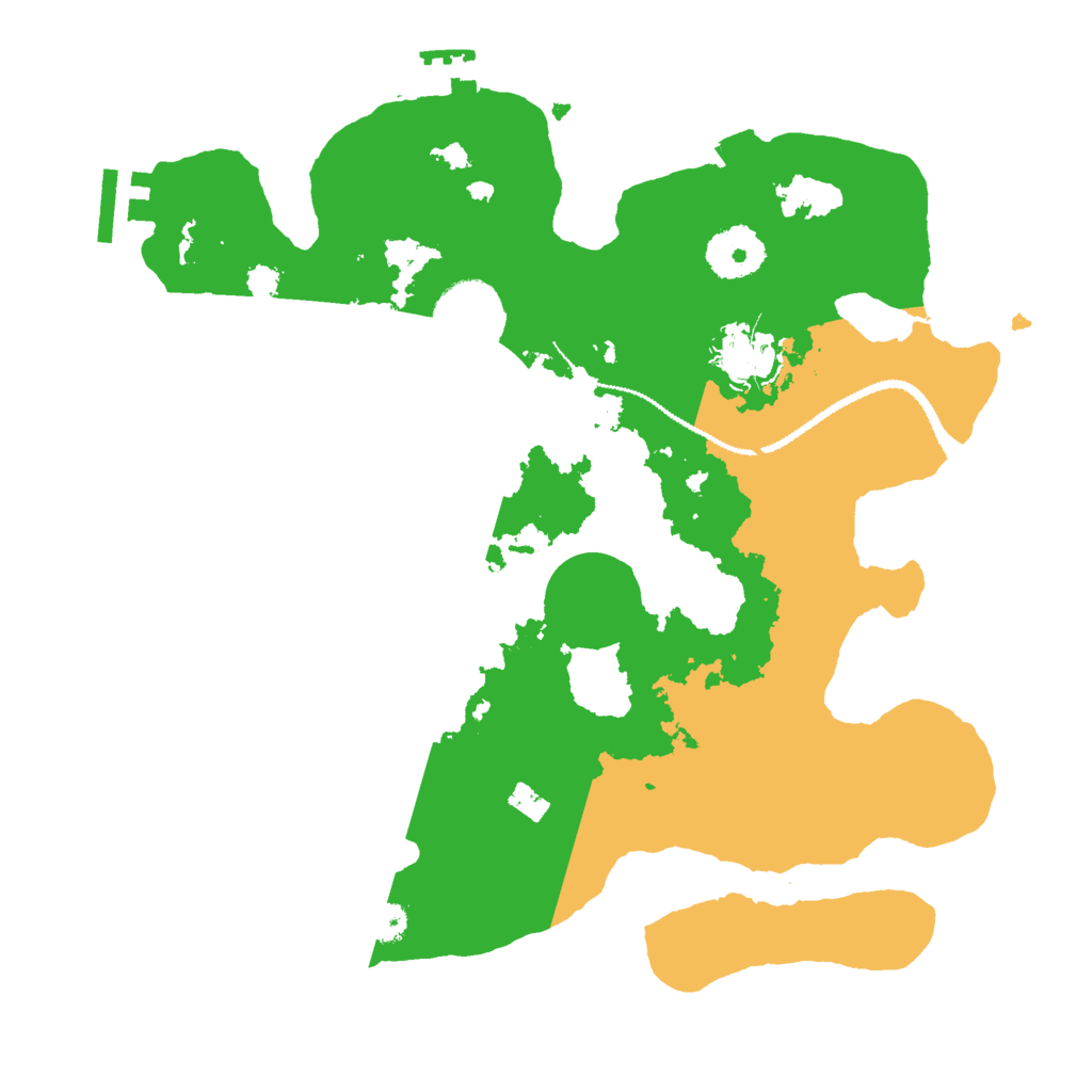 Biome Rust Map: Procedural Map, Size: 3000, Seed: 1985128274