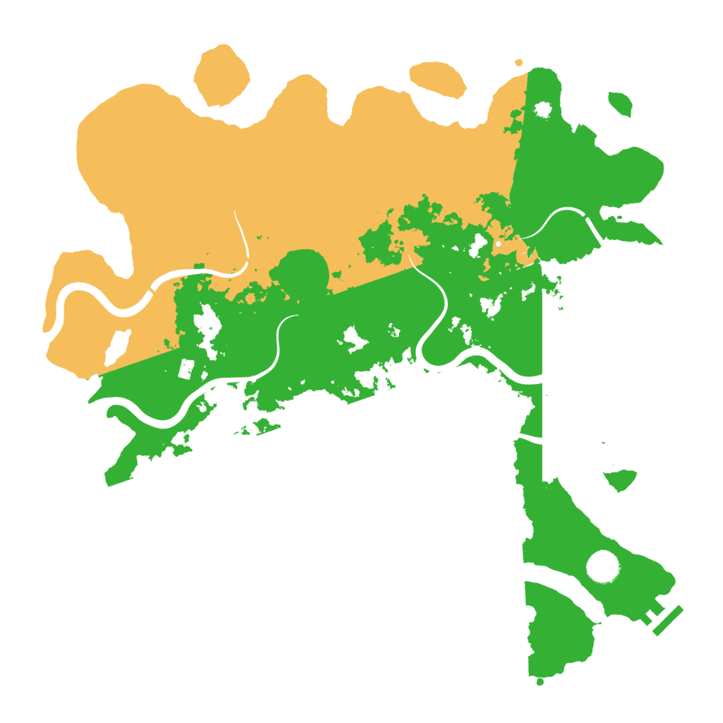 Biome Rust Map: Procedural Map, Size: 3900, Seed: 952132111