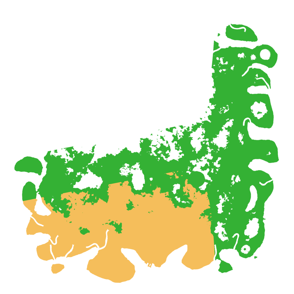 Biome Rust Map: Procedural Map, Size: 5000, Seed: 5020440