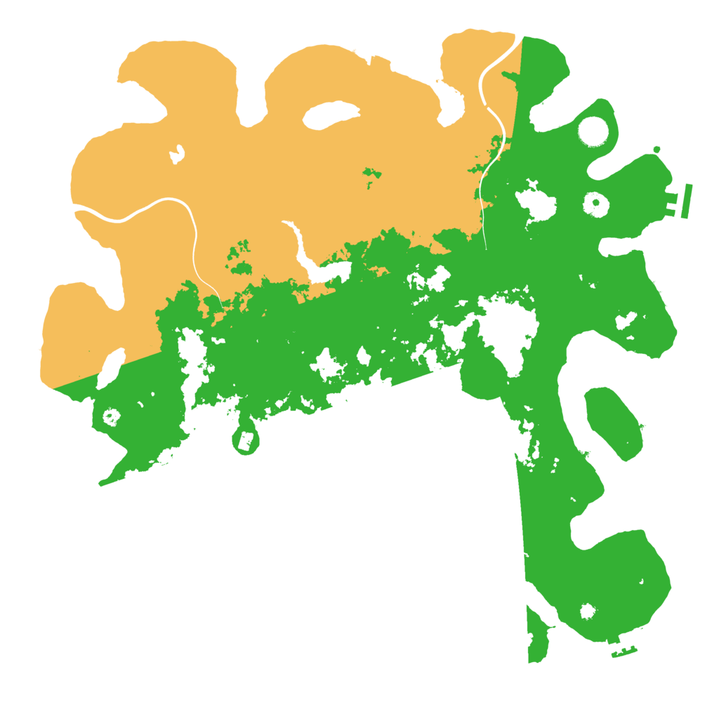 Biome Rust Map: Procedural Map, Size: 4200, Seed: 952132111