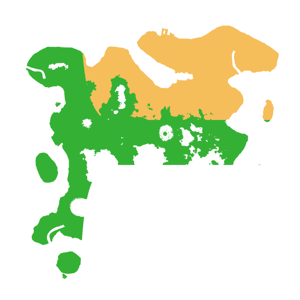 Biome Rust Map: Procedural Map, Size: 3000, Seed: 36989473