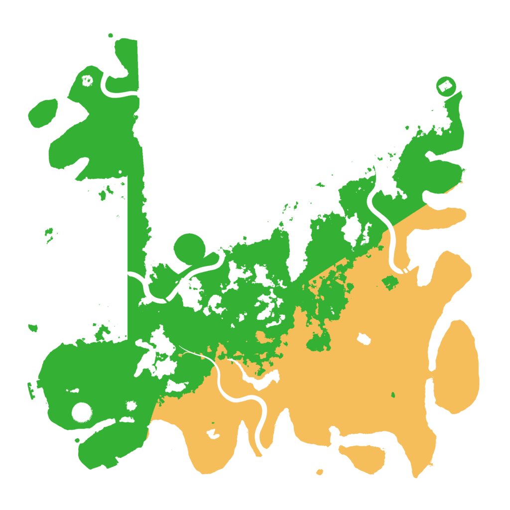 Biome Rust Map: Procedural Map, Size: 4500, Seed: 15685
