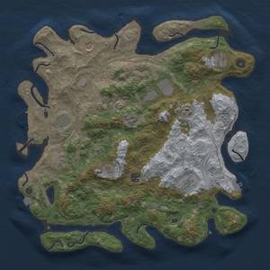 Thumbnail Rust Map: Procedural Map, Size: 4250, Seed: 1623730432, 19 Monuments